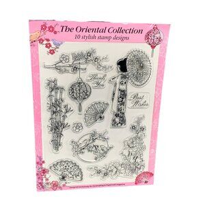 The Oriental Collection 10 Stylish Stamp Designs For Cardmaking & Papercraft